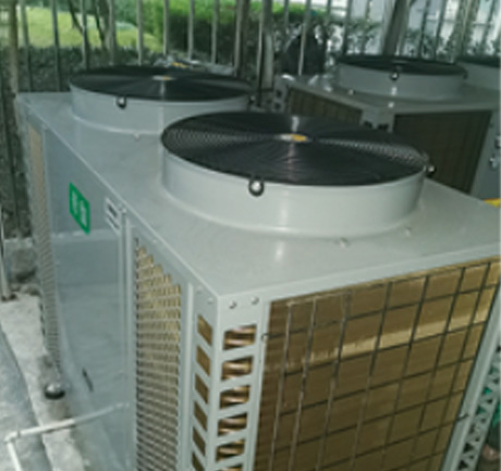 空氣能工程案例實(shí)拍